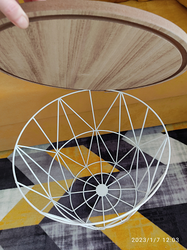 Журнальный столик Mariffa белый / черный фото покупателя 13