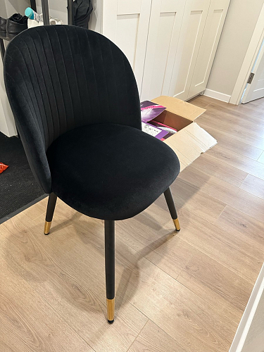 Стул на металлокаркасе Gabi gray / black фото покупателя 164