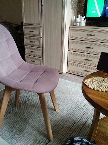 Деревянный стул Filip light purple фото покупателя 7