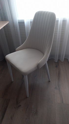 Стул на металлокаркасе Kora light purple / black фото покупателя 266