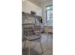 Стул на металлокаркасе Челси белый / латте фото покупателя 53