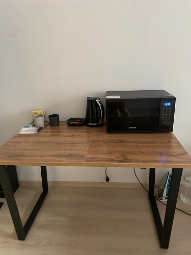 Деревянный стол Лота Лофт 140х80 белый матовый / бетон светлый фото покупателя 740