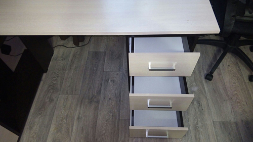 Стол компьютерный КС15 белый правый фото покупателя 36