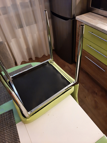 Стул на металлокаркасе DC2-001 green / orange фото покупателя 20