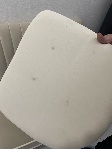 Стул на металлокаркасе Kamelia голубой / голубой / золотой фото покупателя 14