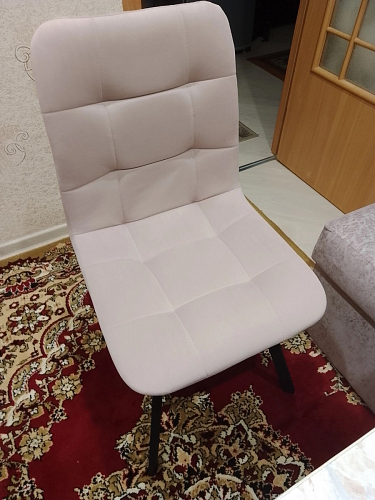 Комплект стульев Чилли 2 шт бежевый / черный фото покупателя 1151