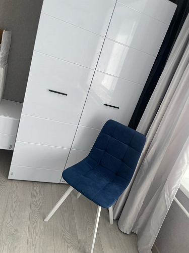 Стул на металлокаркасе Чилли черный / зеленый фото покупателя 776