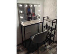 Стул на металлокаркасе Gabi 1 бежевый / черный с серебряными наконечниками фото покупателя 293