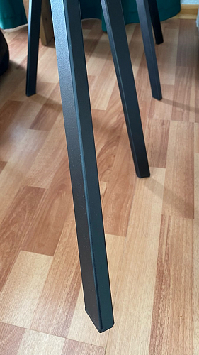 Стул на металлокаркасе Чилли черный / зеленый фото покупателя 1487