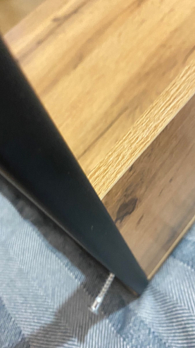 Письменный стол Лео Лофт черный матовый / дуб делано темный фото покупателя 45