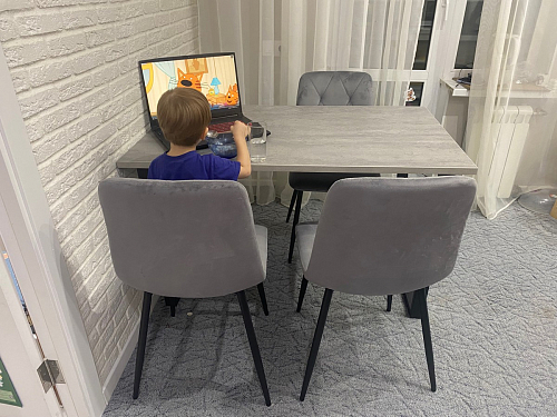 Деревянный стол Лота Лофт 120x75 дуб крафт табачный / черный матовый фото покупателя 776