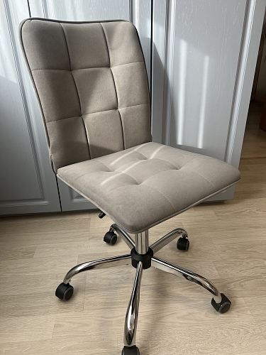 Компьютерное кресло One/Ван флок молочный 4 фото покупателя 64