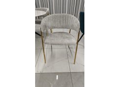 Стул на металлокаркасе Kamelia зеленый / золото из шоурума 13