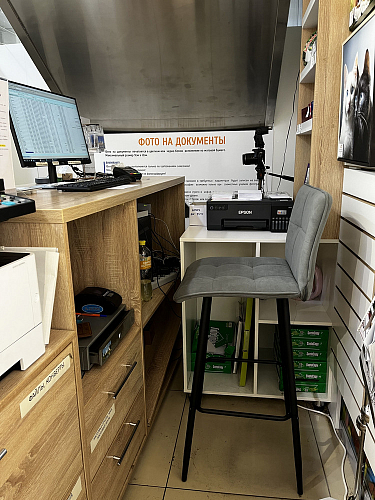 Барный стул Bari серый велюр фото покупателя 11