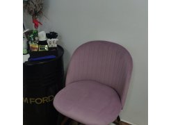 Стул на металлокаркасе Gabi 1 бежевый / черный с серебряными наконечниками фото покупателя 707