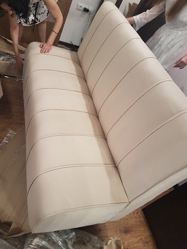 Диван Ральф рогожка бежевый фото покупателя 1