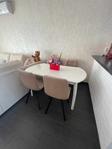 Стул на металлокаркасе Чилли К кирпичный / черный фото покупателя 169