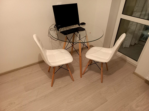 Деревянный стул Kvadro white фото покупателя 2