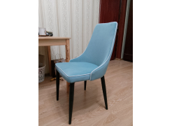 Стул на металлокаркасе Kora 1 light blue / white / black фото покупателя 3