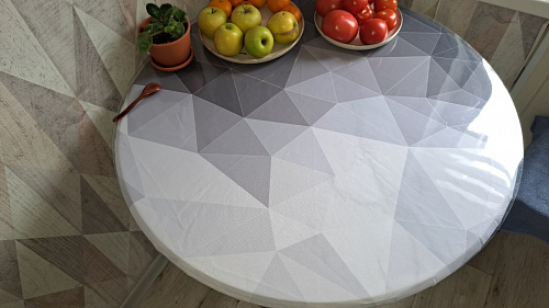 Стол Тулип 90х73 белый мрамор / золото фото покупателя 73