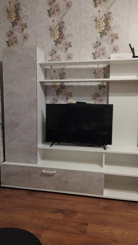 Готовая гостиная Jimenez дуб венге / белый глянец фото покупателя 40