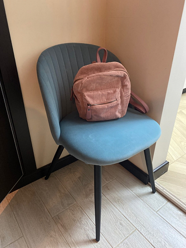 Стул на металлокаркасе Gabi 1 dark gray / black фото покупателя 909