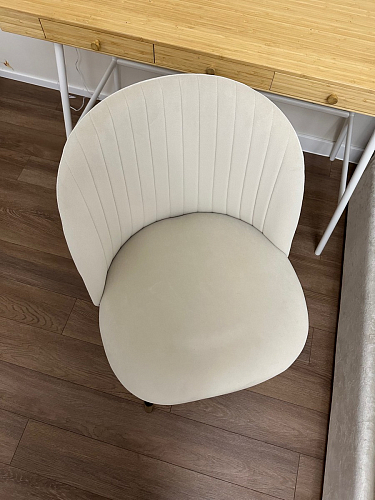 Стул на металлокаркасе Gabi latte / gold / black фото покупателя 255