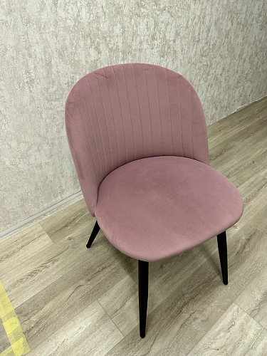 Стул на металлокаркасе Gabi dark beige / black / silver фото покупателя 675