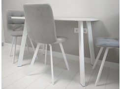 Стул на металлокаркасе Чилли горчичный / белый фото покупателя 80