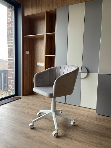 Компьютерное кресло Тибо сиреневый фото покупателя 11