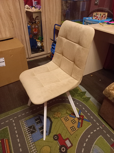 Стул на металлокаркасе Чилли бирюзовый / черный фото покупателя 769