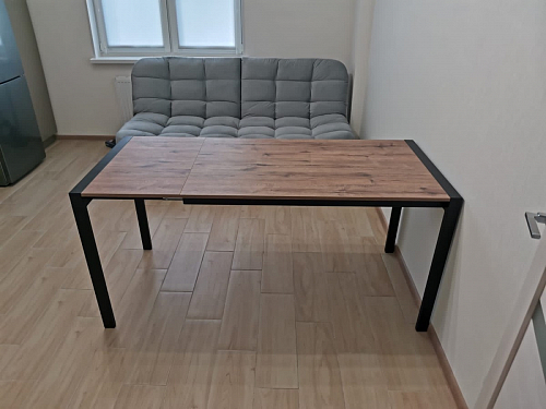 Стол Центавр дуб галифакс / черный матовый фото покупателя 19