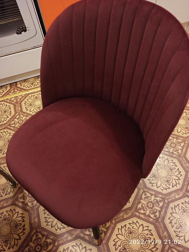 Стул на металлокаркасе Gabi 1 light purple / black фото покупателя 116