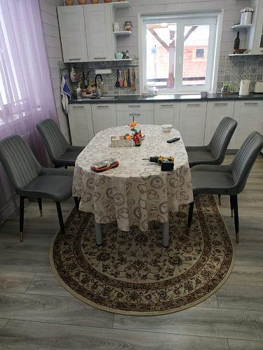 Стул на металлокаркасе Seda 01 blue / gold / black фото покупателя 36