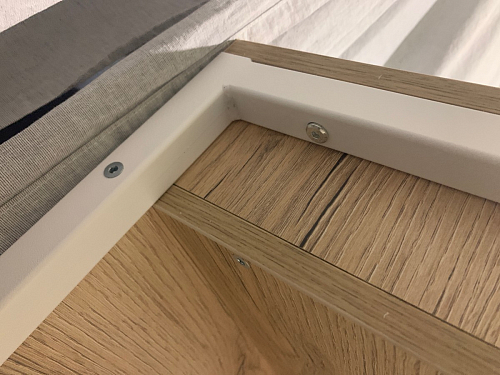 Письменный стол Леон Лофт дуб делано светлый / белый матовый фото покупателя 96