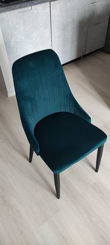 Стул на металлокаркасе Kora gray / black фото покупателя 274