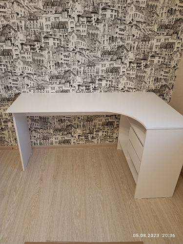 Письменный стол СПм-25 левый дуб сонома фото покупателя 25