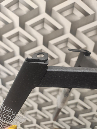 Стул на металлокаркасе Чилли синяя ткань / белый фото покупателя 936