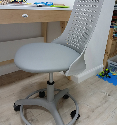 Компьютерное кресло Kiddy салатовое ткань (сетка) фото покупателя 53