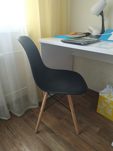 Пластиковый стул Eames PC-015 желтый фото покупателя 504