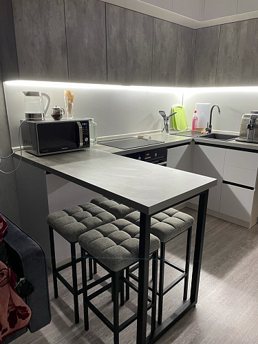 Барный стул Лофт катания минт / белый матовый фото покупателя 299