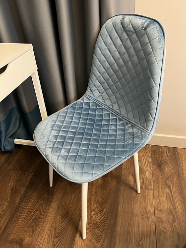 Стул на металлокаркасе Capri dark beige / white фото покупателя 7