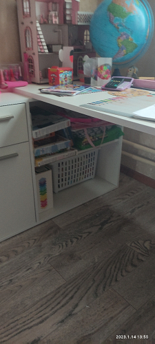 Письменный стол Лайт 03.245F белый гладкий 101 фото покупателя 83