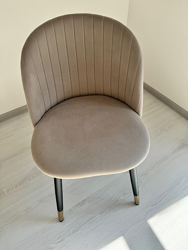 Стул на металлокаркасе Gabi latte / gold / black фото покупателя 654