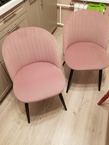 Стул на металлокаркасе Gabi latte / gold / black фото покупателя 996