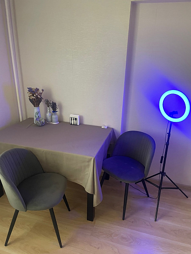 Стул на металлокаркасе Gabi 1 light purple / black фото покупателя 359