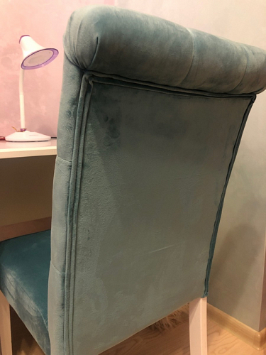 Стул Amelia white / fabric tiffany фото покупателя 11