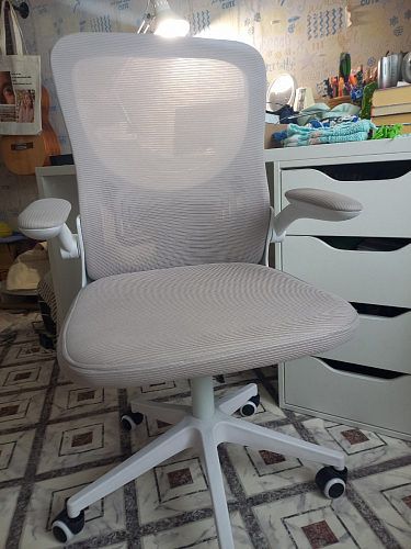 Компьютерное кресло Konfi light gray / blue / white фото покупателя 237