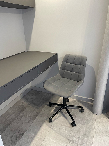 Компьютерное кресло Честер латте / черный фото покупателя 11