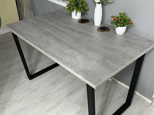 Деревянный стол Лота Лофт 140х80 дуб крафт табачный / черный матовый фото покупателя 156